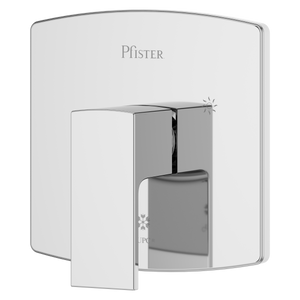 Pfirst Modern Valve Only Trim in Polished Chrome