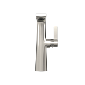 DAX Brass Single Handle Bathroom Vessel Sink Faucet Spout, 16", Brushed Nickel DAX-8226A-BN