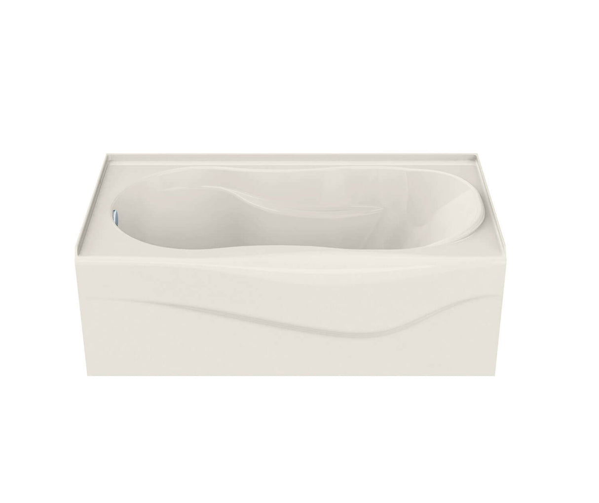 MAAX 105726-L-107-007 Murmur 6032 A Acrylic Alcove Left-Hand Drain Hydrosens Bathtub in Biscuit