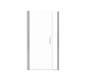 MAAX 138268-900-084-101 Manhattan 39-41 x 68 in. 6 mm Pivot Shower Door for Alcove Installation with Clear glass & Square Handle in Chrome