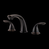 Pfirst Series 2-Handle Complete Roman Tub Trim in Tuscan Bronze