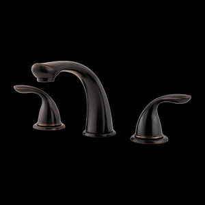 Pfirst Series 2-Handle Complete Roman Tub Trim in Tuscan Bronze