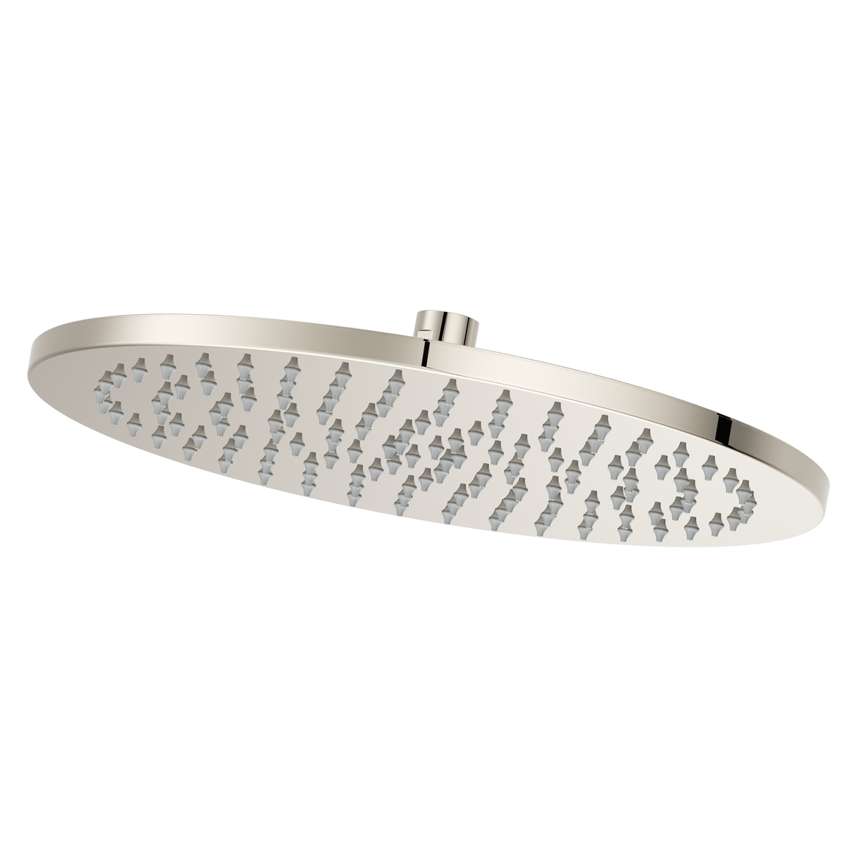 Modern Round 12 in. Raincan Showerhead in Polished Nickel