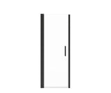 MAAX 138260-900-340-101 Manhattan 23-25 x 68 in. 6 mm Pivot Shower Door for Alcove Installation with Clear glass & Square Handle in Matte Black