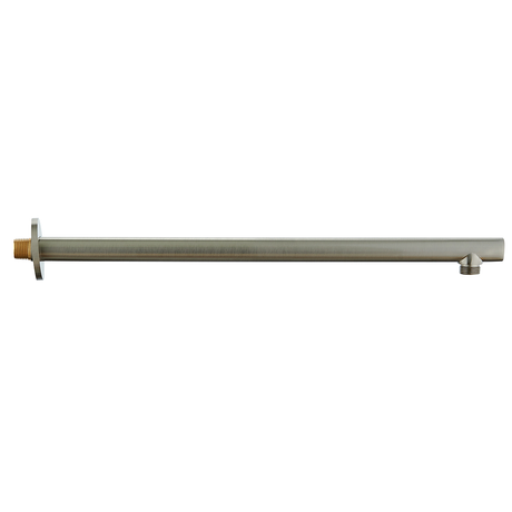 DAX Brass Round Shower Arm, 15", Brushed Nickel DAX-1053-365-BN