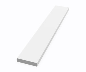 Swanstone CHVTSS 3/4" x 3-1/2" x 21-1/4" Sidesplash-Chesapeake in White CHVTSS.010