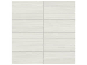 Anatolia Tile 1X6 Zera Annex Matte Bianco Stacked Mosaic. 1 Sheet = .96 Sq. Ft. 4501-0301-1 Bianco 1x6 - premium natural stone mosaic tile from Anatolia Tile, available at PoshHaus showroom in Keene, NH