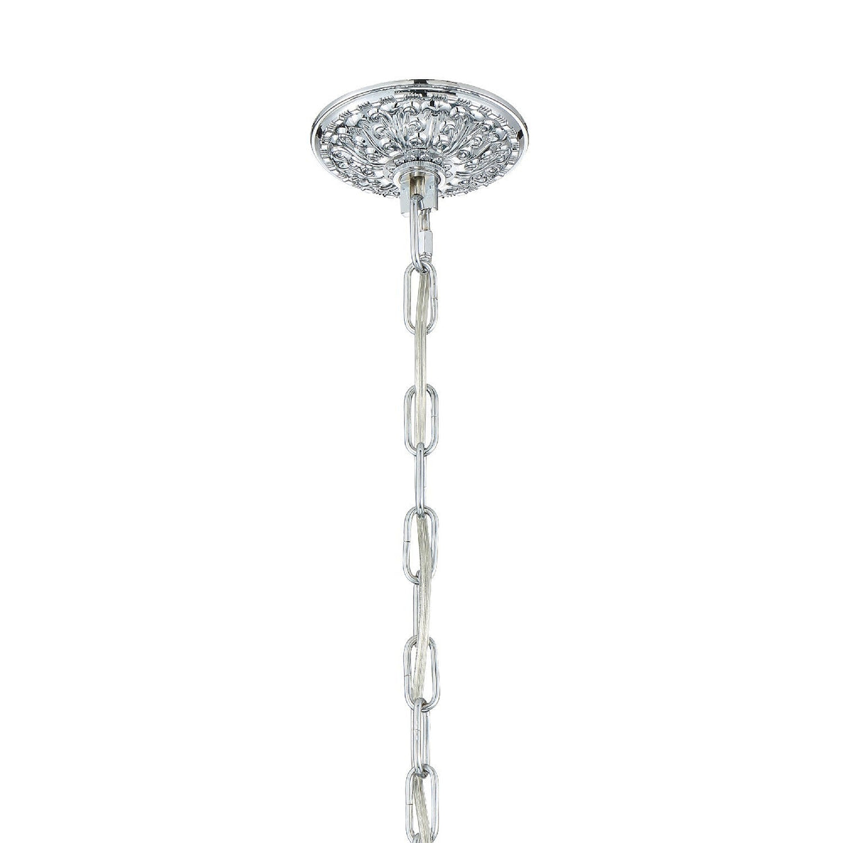 Traditional Crystal 5 Light Hand Cut Crystal Polished Chrome Chandelier 1005-CH-CL-MWP