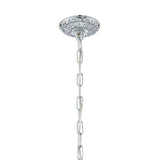 Traditional Crystal 5 Light Hand Cut Crystal Polished Chrome Chandelier 1005-CH-CL-MWP