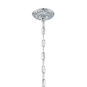 Traditional Crystal 5 Light Swarovski Strass Crystal Polished Chrome Chandelier 1005-CH-CL-S