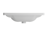 BOCCHI 1007-002-0127 Taormina Wall-Mounted Sink Basin Fireclay 26.25 in. 3-Hole with Overflow in Matte White