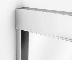 MAAX 135665-900-084-000 Aura 55-59 x 71 in. 6 mm Sliding Shower Door for Alcove Installation with Clear glass in Chrome