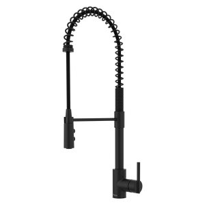 Brislin 1-Handle Pull-Down Kitchen Faucet in Matte Black