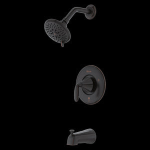 Winfield 1-Handle Tub & Shower Trim Kit in Tuscan Bronze