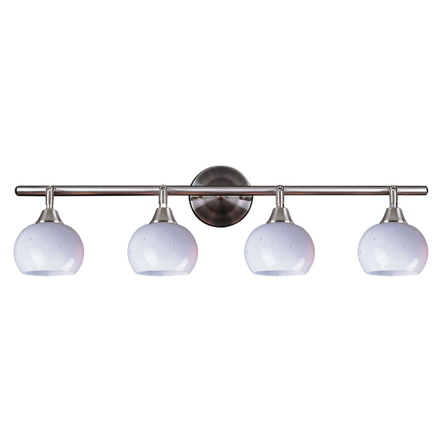 Elk 102-4WH Mela 30'' Wide 4-Light Sconce - Simply White Glass