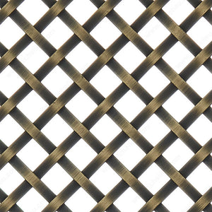 Richelieu 88286BB Decorative Wire Mesh - Model C, Antique Brass, 36 in, 48 in, Diamond