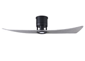 Matthews Fan LW-BK-BW Lindsay ceiling fan in Matte Black finish with 52
