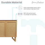 Arles 48" Single, Bathroom Vanity in Honey