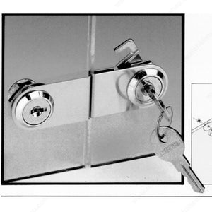 Richelieu BP64121140 Twin Glass Lock