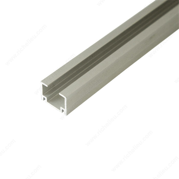 Richelieu 1293610 Suspension Rail System, Satin Aluminum, Aluminum, 78 3/4 in
