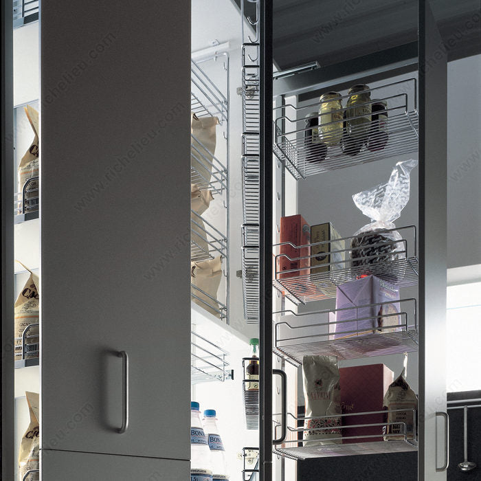Richelieu 04235100 Slide for Pantry System with Central Support