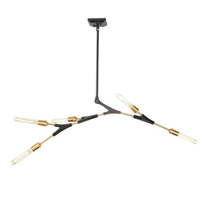 Filiali Chandelier - Black & Harvest Brass / 39.50