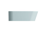 BOCCHI 1074-029-0126 Firenze Vessel Fireclay 19.75 in. 1-Hole  in Matte Ice Blue