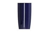 BOCCHI 1075-010-0125 Etna Monoblock Pedestal Sink Fireclay 33.75 in. with Matching Drain Cover in Sapphire Blue