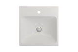 BOCCHI 1076-002-0126 Scala Arch Wall-Mounted Sink Fireclay 19 in. 1-Hole in Matte White