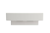 BOCCHI 1076-014-0126 Scala Arch Wall-Mounted Sink Fireclay 19 in. 1-Hole in Biscuit