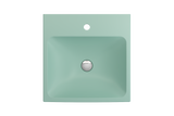BOCCHI 1076-033-0126 Scala Arch Wall-Mounted Sink Fireclay 19 in. 1-Hole in Matte Mint Green