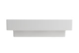 BOCCHI 1077-001-0127 Scala Arch Wall-Mounted Sink Fireclay 23.75 in. 3-Hole in White