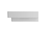 BOCCHI 1077-002-0127 Scala Arch Wall-Mounted Sink Fireclay 23.75 in. 3-Hole in Matte White