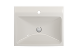 BOCCHI 1077-014-0126 Scala Arch Wall-Mounted Sink Fireclay 23.75 in. 1-Hole in Biscuit