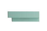 BOCCHI 1077-033-0127 Scala Arch Wall-Mounted Sink Fireclay 23.75 in. 3-Hole in Matte Mint Green