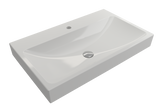 BOCCHI 1078-001-0126 Scala Arch Wall-Mounted Sink Fireclay 32 in. 1-Hole in White