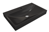 BOCCHI 1078-004-0126 Scala Arch Wall-Mounted Sink Fireclay 32 in. 1-Hole in Matte Black