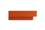 BOCCHI 1079-012-0127 Scala Arch Wall-Mounted Sink Fireclay 39.75 in. 3-Hole in Orange