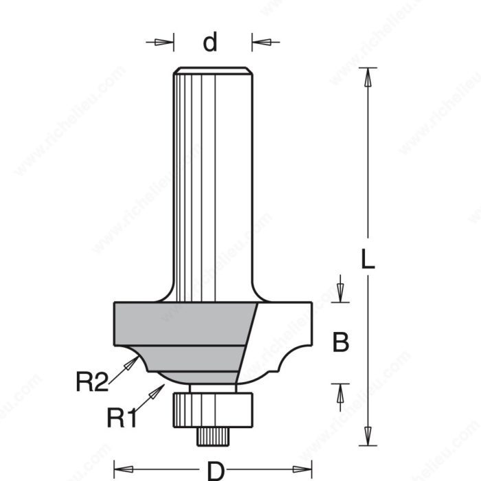 Amana AT54102 Classical Bead & Cove Bit