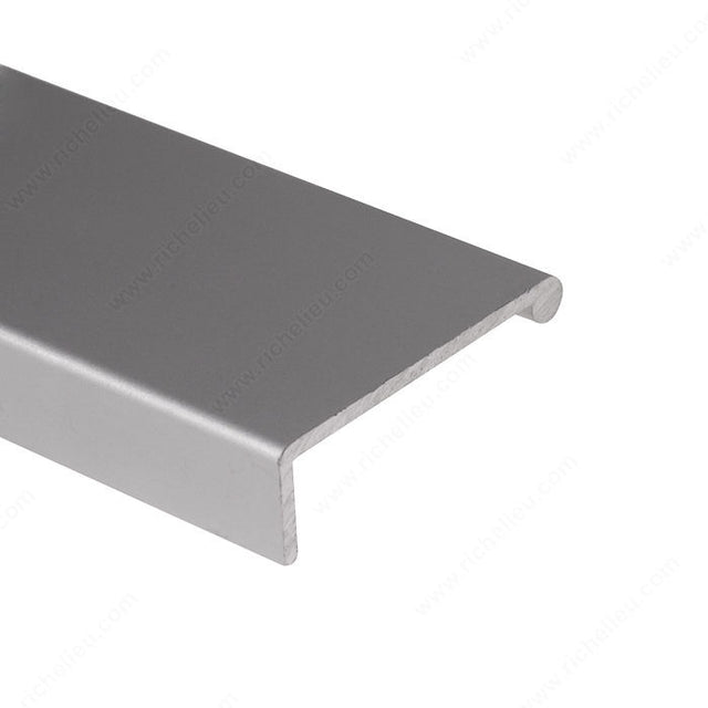 Richelieu DP41LA Modern Pull Handle for 5/8 in - 3/4 in Panel - 31 and 41, Satin Aluminum, 6 ft, 3/64 in, 1 9/16 in