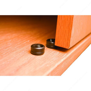 Richelieu 918825 Door Stop Plastic Bumper, Brown