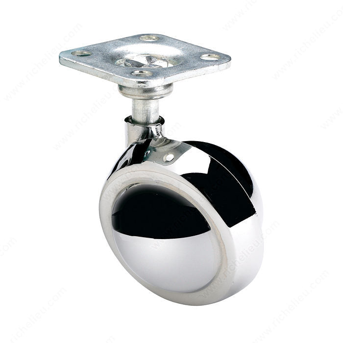 Richelieu 6701140 Ball Furniture Caster - Plate