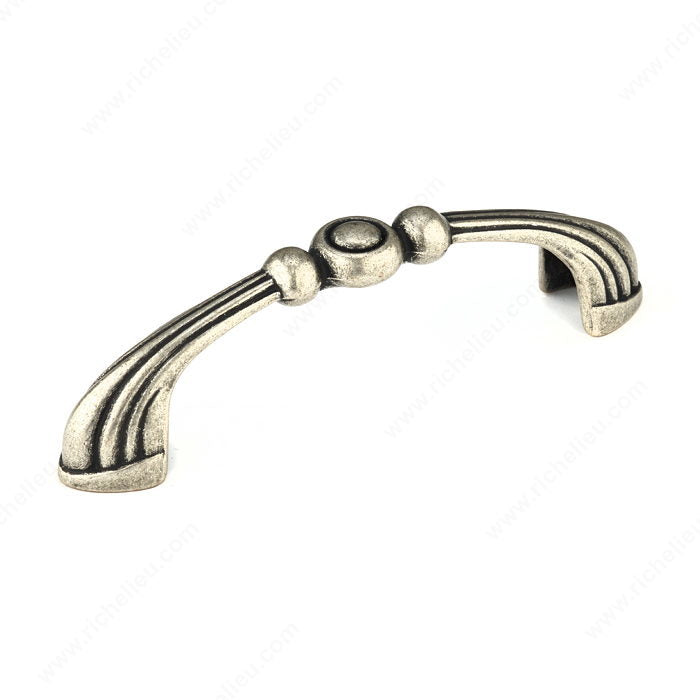 Richelieu BP67296139 Traditional Metal Pull - 6729, Old Silver