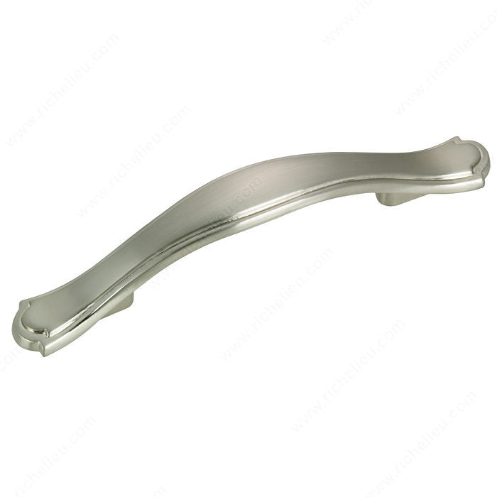 Richelieu BP36716195 Traditional Metal Pull - 3671, Brushed Nickel