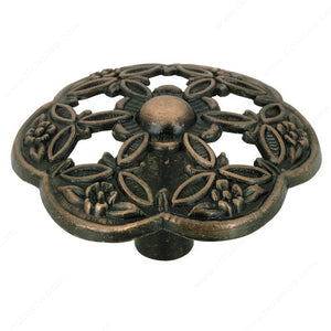 Richelieu BP37500AE Traditional Metal Knob - 3750, Antique English