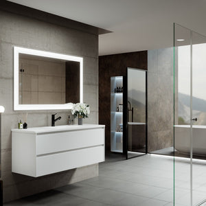 Eviva Frame 47" x 28" Rectangular Frameless Mirror