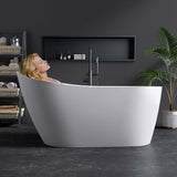 New England Home Goods 59" - "MATIRA" Freestanding acrylic bathtub
