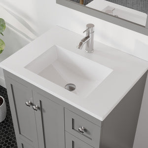 Eviva Acclaim C. 24 inch Grey Bathroom Vanity
