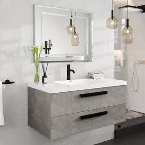 Eviva Mona 31" x 24" Rectangular Frameless Mirror
