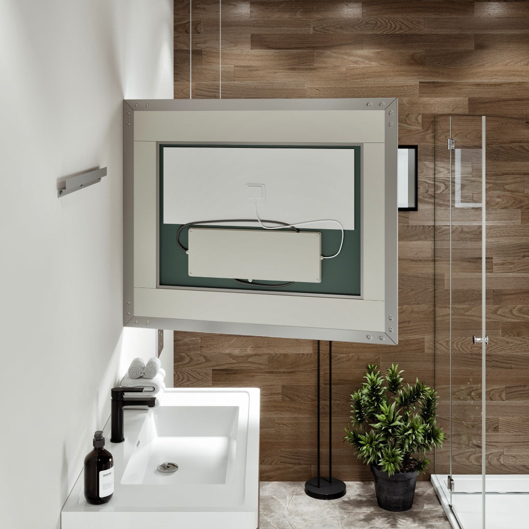 Eviva Lite 36" x 30" Rectangular Frameless Mirror